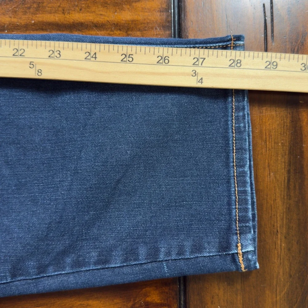 Talbots Slim Ankle Jeans Womens 10 Dark Wash Curvy Slimming Denim Pants NWT